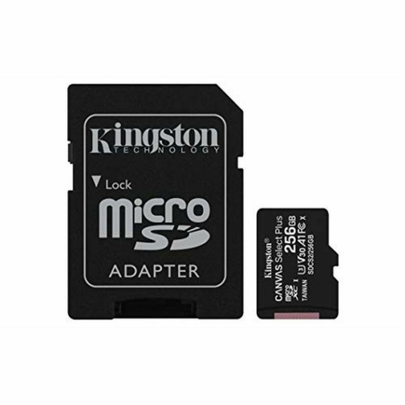 Kingston 256GB U3 V30 microSDXC adapterrel (SDCS2/256GB) 