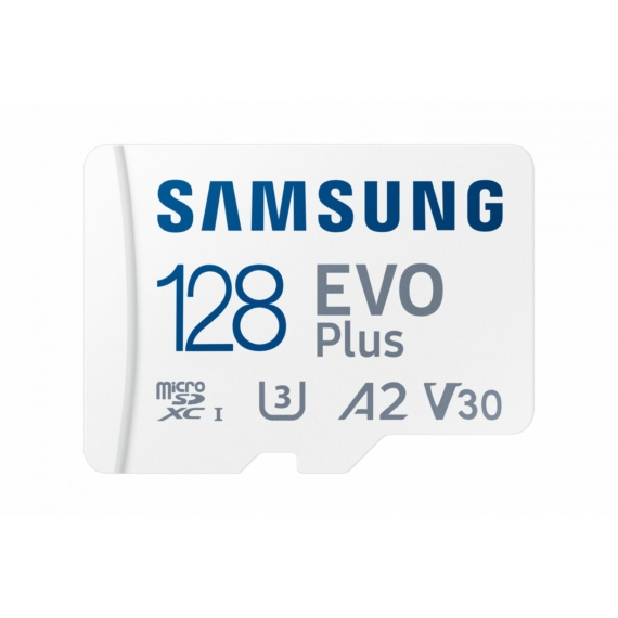 Samsung EVO Plus microSDXC 128GB U3 V30 A2 130MB/s + SD-adapter (MB-MC128KA/EU)