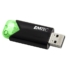 EMTEC 64GB USB 3.2 "B110 CLICK EASY" Fekete-Zöld Pendrive